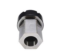 HEX-ER40 Hexagonal Sleeve ER25 ER32 Conversion Sleeve Fixture Connecting Rod Hexagonal 5C Chuck(Six square-ER32)