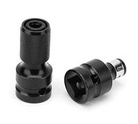 Hex Female Socket Adapter Set Conversion Head Bit Head 4 Wrench for 2Pcs Socket Wrenches