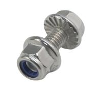 Hex Flanged Bolt Nut Set 19M7775 14M7303 Compatible with John Deere 3033R 3039R 3046R 4044M 4044R 4052M 4052R 4066M 4066R 6110M 6120M 6125M Tractors