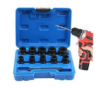 Hex Head Screw Extractor - Rustproof Universal Easy Out Nut Remover - Hex Head Bolts Screws Remover,for Equipment Maintenance Repair Appliance Mechanics Shops