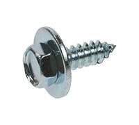Hex Head Self Tapping Acme Screws & Captive Washer No.14 Pack of 100 All 1/2" Long