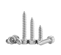 Hex Hexagon Socket Cap Head Self Tapping Screw M2 M2.5 M2.6 M3 M3.5 M4 M5 M6 304 Stainless Steel Screws For Speaker(Length 25mm,M3.5 (20Pcs))