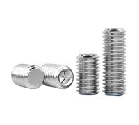 Hex Hexagon Socket Screw M2 M2.5 M3 M4 M5 M6 M8 Stainless Steel Allen Head Headless Bolt, 10pcs, M6 x14mm