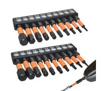 Hex Key Drill Bit Set - Hex Drill Kit S2 Steel Metric and Imperial Hex Screwdriver Socket Set for Electricity, Automotive, Home, Industry, Construction, Workshop and