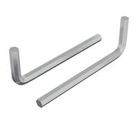 Hex Key Set - 2 Durable Steel L-Shape Tools for Efficient Use, Perfect for Workshops, Offices, Homes, and Collaboration Spaces