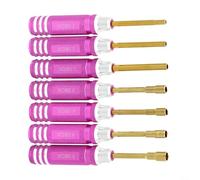 Hex Key Socket Screwdriver Set Hexagonal Screwdriver Set 7 Pieces 2-5MM Aluminum Alloy Aviation Tools Kit with Comfortable Grip for RC Models Helicopter Car Ship Red