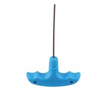 Hex Key Wrench Set Alloy T-Handle Tool for H2-H10 Sizes 73mm Head Width, 125-175mm Total Length for Furniture Assembly, Milling Cutter(H2.0)