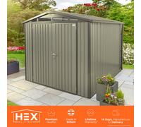 Hex Living Alton Apex Premium Metal Shed 10 X 8