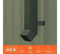 Hex Living Shed Accessories Hixon Drain Pipe Kit Green