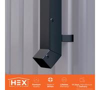 Hex Living Shed Accessories Hixon Drain Pipe Kit Grey