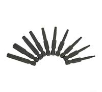 Hex Magnetic Head Screwdriver Bits Set 10 Pieces with 1/4 Shank for Electric and Handheld Drills