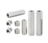 Hex Motherboard Standoffs Column Pillars 304 Stainless Steel Hexagonal Board Rack Spacing Screw Bolts Spacer M2 .5 M3 M4 M5 M6(11mm (10Pcs),M3)