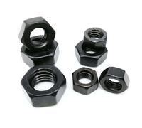 Hex Nut 445pcs 4 Small Micro Hex Hexagon Nut Set Assortment Kit Box Black Carbon Steel Brass M1.4 M1.6 M2 M2.5 M3 M3.5 M4 M5 M6 M8