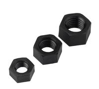 Hex Nut 5-50pcs M2 M2.5 M3 M4 M5 M6 M8 M10 M12 M14 M16 M18 M20 White Or Black Plastic Nylon Hex Hexagon Nut(Black,M20 (5pcs))