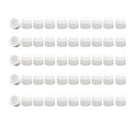 Hex Nut Cover, 50 Pcs 24 mm Plastic Dome Bolt Nut Protection Caps Cover for Bolts, Hex Hexagon Screws, No Thread, (White M16*24 * 27)