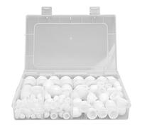 Hex Nut Cover Bolt Screw Caps Durable Protective Caps for Fasteners Proof Hexagonal Nut Caps White 160Pcs Assortment Kit M4 M5 M6 M8 M10 M12