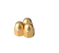 Hex Nuts Decorative Dome Head Cover Semicircle Brass Acorn Nut M3 M4 M5 M6 M8 M10-M20 Copper Cap(M18-1PCS)