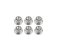 Hex nuts, Hex Flange Nuts Ti M6 M8 M10 M12 M14 M16 Nut for Motorcycle Bicycle Bike Brake Accessories(Blue,M16 1.5mm)