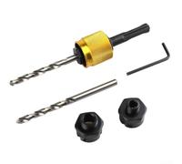 Hex Round Shank, Quick Change Drill Extension Rod | for 16-152MM Hole Saws, High-Speed Steel Adapter for Wood, Soft Metal, Particleboard, Plywood Drilling