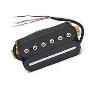 Hex Screw Adjusting Dual Coil Black Guitar Pickup With 4 Conduct Cable/Coil Splitting Electric Guitar Parts Replacement (Color : Bridge)