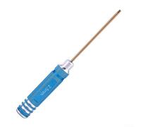 Hex Screwdriver 1.5mm 2.0mm 2.5mm 3.0mm for RC Helicopter Car Boat, Hex Nut Driver Tool for FPV Quadcopter Repair, Blue Handle(2.5MM)