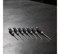 Hex Screwdriver Bit Set, 7-Piece Steel Precision Tool Kit for RC Model Airplane Repair - 0.9mm to 3mm Hex Sizes, 175mm Length, Anti-Slip Handle(7PCS)