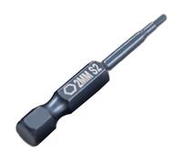 Hex Screwdriver Bits, 50mm H1.5-H5 Alloy Steel Drill Bit Set with Magnetic Tip for Electric Pneumatic Drivers, Blue 1PC