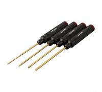 Hex Screwdriver Set for RC Models 1.5mm 2.0mm 2.5mm 3.0mm Precision Hex Driver Kit for Car Boat Assembly Steel Tools