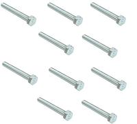 HEX SETSCREW HIGH TENSILE BZP (Pack of 10) (M8x25)