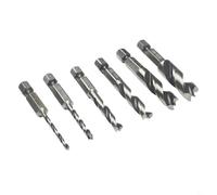 Hex Shank Drill Bit Set, 10-Piece Cobalt Metal Drill Bits with 135° Split Point for Quick Change Chucks and DIY Projects