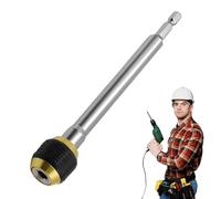 Hex Shank Drill Chuck, Hex Extender Rod with Quick Release and Self-Locking, Multipurpose Accessory for Mechanics, Beginners and Professionals