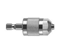 Hex Shank Drill Chuck - Quick Change 3-Jaw Adapter for Precise Clamping 1.5-6.5mm, Solid Chrome Vanadium Steel with Smooth Conversion Function, Ideal for DIY Repairs Drills and Electric Screwdrivers