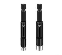 Hex Shank Electric Leather Punch Tool for PVC Rubber Cardboard and Belt Fabrication Using Standard Power Drills (D)