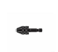 Hex Shank Keyless Drill Chuck for Electric Grinder and Nail Machine Compatible with Various Workshop and Office Uses (Black0.3-3.6 6.35mm Hex Shank)