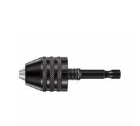 Hex Shank Keyless Drill Chuck For Electric Grinder And Nail Machine for Compatible With Various Workshop And Office Uses(Black 0.6-8 6.35mm Hex Shank)