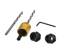 Hex Shank Quick Change Drill Extension Rod, HSS Adapter for 16-152mm Hole Saws, Fast Swap Connector for Wood Soft Metal Plywood Particleboard(hex Shank)