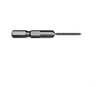 Hex Shank Threaded Tap Drill Bit in HSS for Efficient Hole Chamfering and Threading Suitable for Wood Plastic Aluminum and Magnesium Alloy (2.5mm)