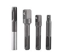 Hex Socket Adapter and Drill Bit Holder Extension for 1/4 Inch 3/8 Inch 1/2 Inch Drills Drivers Screws Nuts Universal Screwdriver Adapter Kit with Adjustable Extension