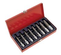 Hex Socket Bit Set 8pc 1/2"Sq Drive Metric - Sealey AK9310 New