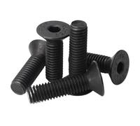 Hex Socket Countersunk Head Screw 100Pcs 304 Stainless Steel M2 .5 M3 M4 M5 M6 M8 Hexagon Hex Socket Flat Countersunk Head Bolts Screws(8mm,M2 (100pcs))
