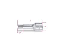 Hex Socket Driver Male Hexagonal Socket 1/2" Attachment BETA 920ME