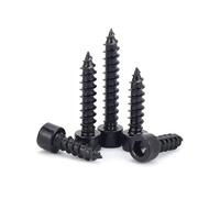 Hex Socket Head Screws, 50pcs M2 .6 M3 Length 5-30mm Hex Head Steel Self Tapping Screw(10mm,M2.6-50Pcs)