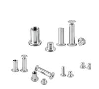 Hex Socket Insert Nut Set M2 M3 M4 M5 M6 M8 M10 304 Stainless Steel Flat Head Allen Furniture Rivet Connector Sleeve Cap(M6x8(5pcs),80mm)