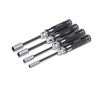 Hex Socket Nut Driver Set Hex Nut Socket Wrench Sleeve Aluminum alloy Wheel Spanner for RC Cars Model Airplanes