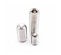 Hex Socket Set Grub Screw,20pc M8 12.9 Class 304 Stainless Steel Hex Hexagon Socket Head Cup Point Grub Set Screw Bolt(M8*25)