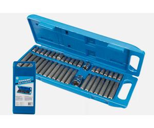 Hex T20-T55 Spline Bit Set 40pcs - Silverline 881641, Durable, Versatile Tools