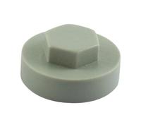 HEX TEK Roofing Screw CLADDING CAPS - 16mm or 19mm Coverage / 8mm Recess (PK 100) (Goosewing Grey, 16mm)