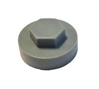 HEX TEK Roofing Screw CLADDING CAPS - 16mm or 19mm Coverage / 8mm Recess (PK 100) (Merlin Grey, 19mm)
