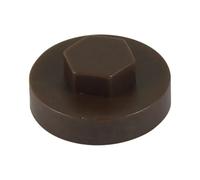 HEX TEK Roofing Screw CLADDING CAPS - 16mm or 19mm Coverage / 8mm Recess (PK 100) (VanDyke Brown, 16mm)