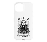 Hex The Patriarchy Feminist Witch Halloween Gothic Pop Art Case for iPhone 15